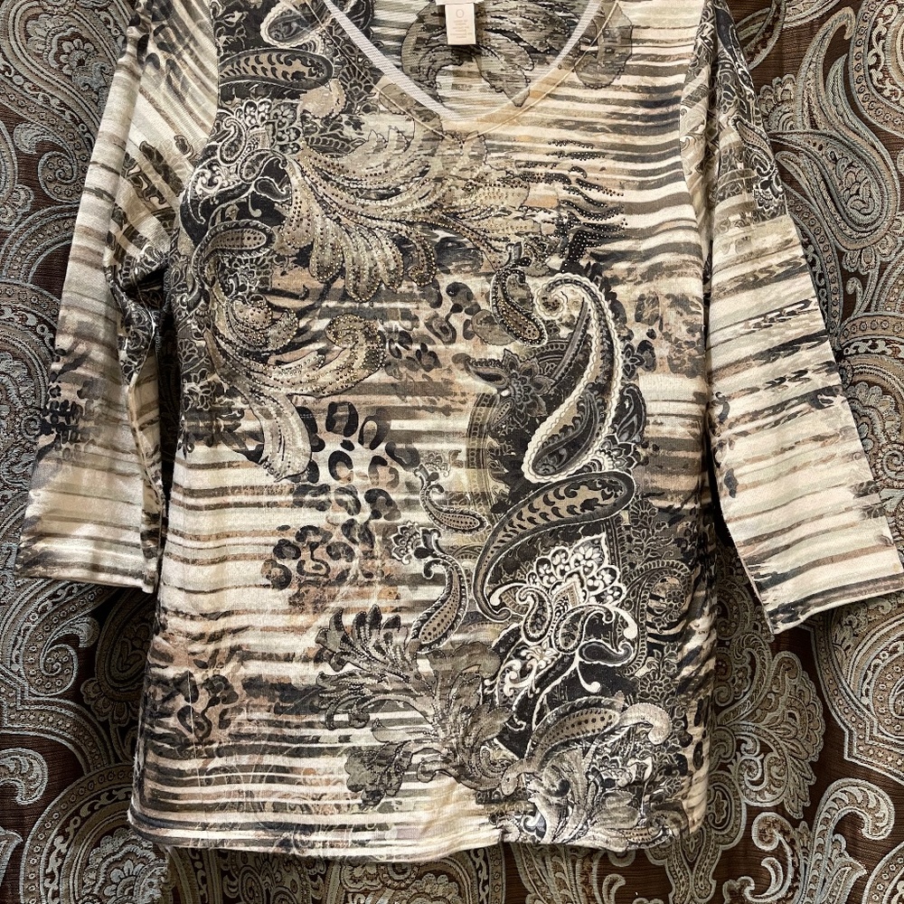 Chico’s paisley top